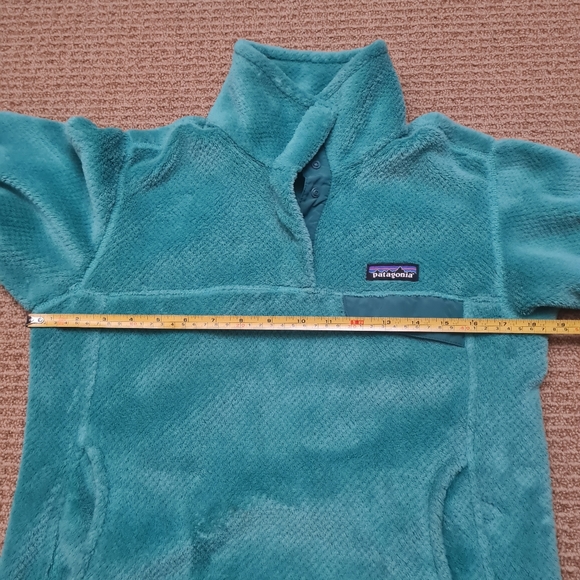 Patagonia Re-tool Snap-T Fleece Pullover Teal Green Women's Size S - Picture 11 of 13